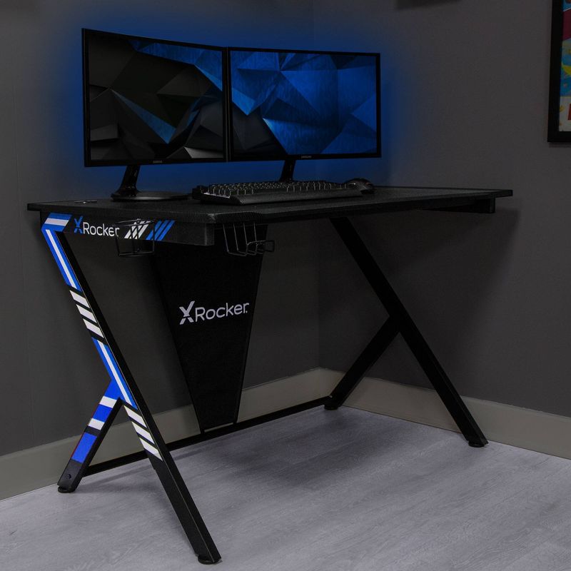 Ocelot Gaming Desk Black - X Rocker