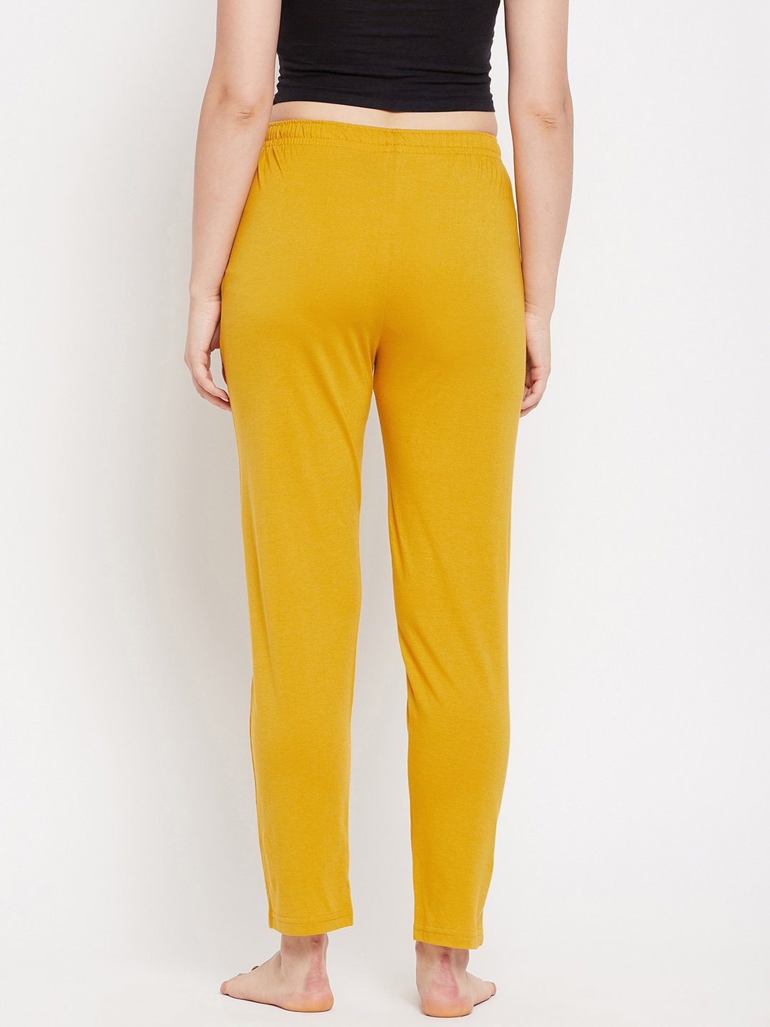 Okane Yellow Full Length Lounge Pants