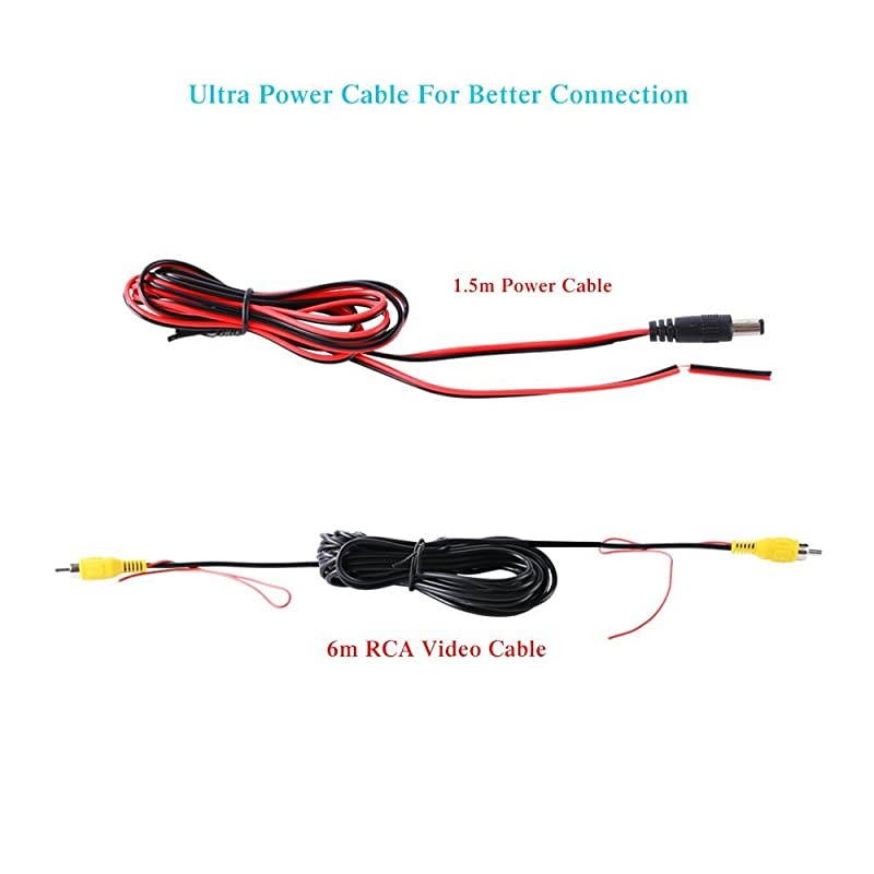 Car Front View Camera Universal High Definition CMOS NonMirror Image Waterproof Aluminum Material Front View CameraWithout Distance Scale LineBlack Front only