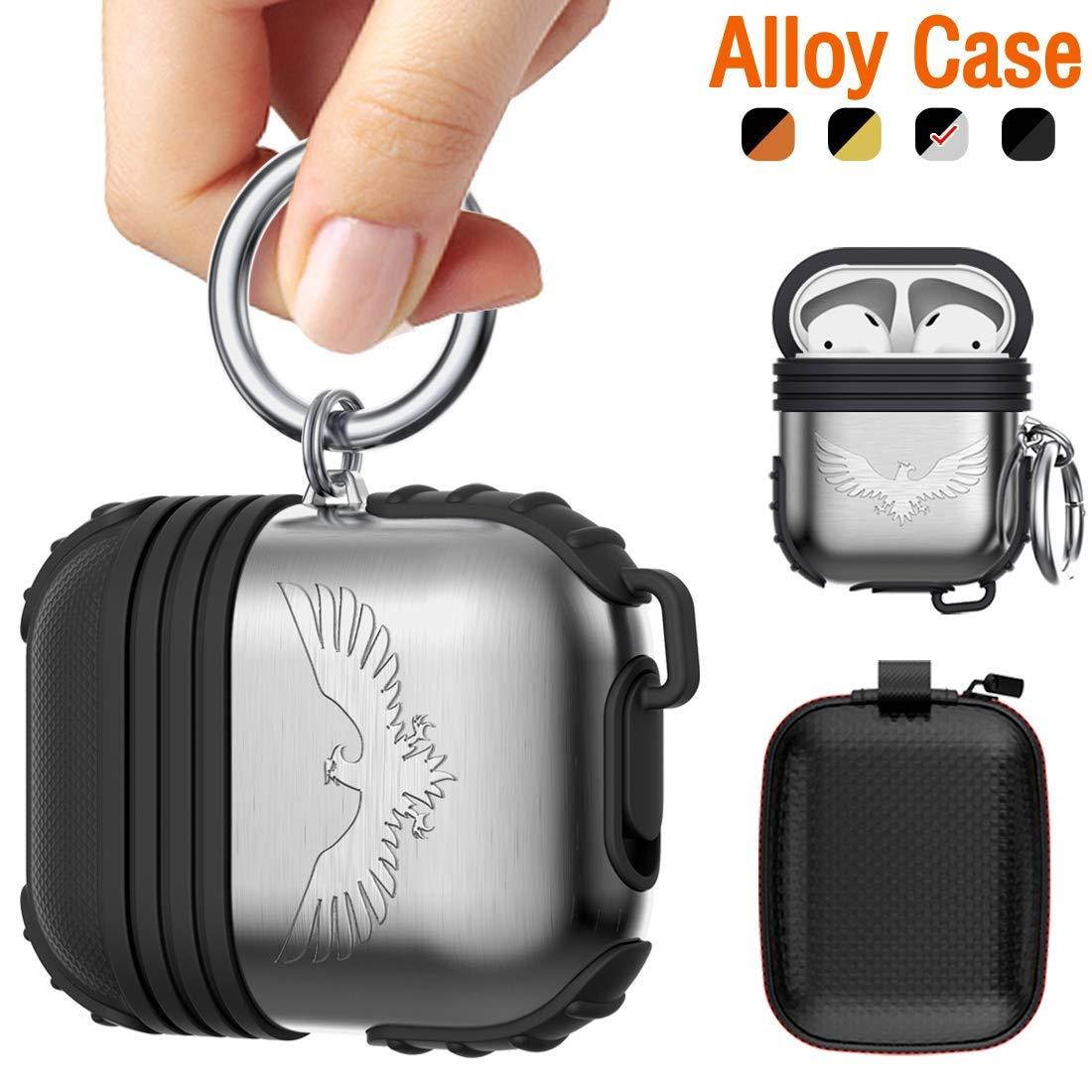 Silicone Maid LLC Compatible Air Pod Holder Portable Anti-Lost Strap Silicone Case Compatible Apple AirPods (Penguin)