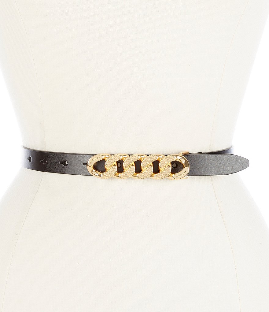 REBECCA MINKOFF 0.75#double; Karinne Leather Jean Belt