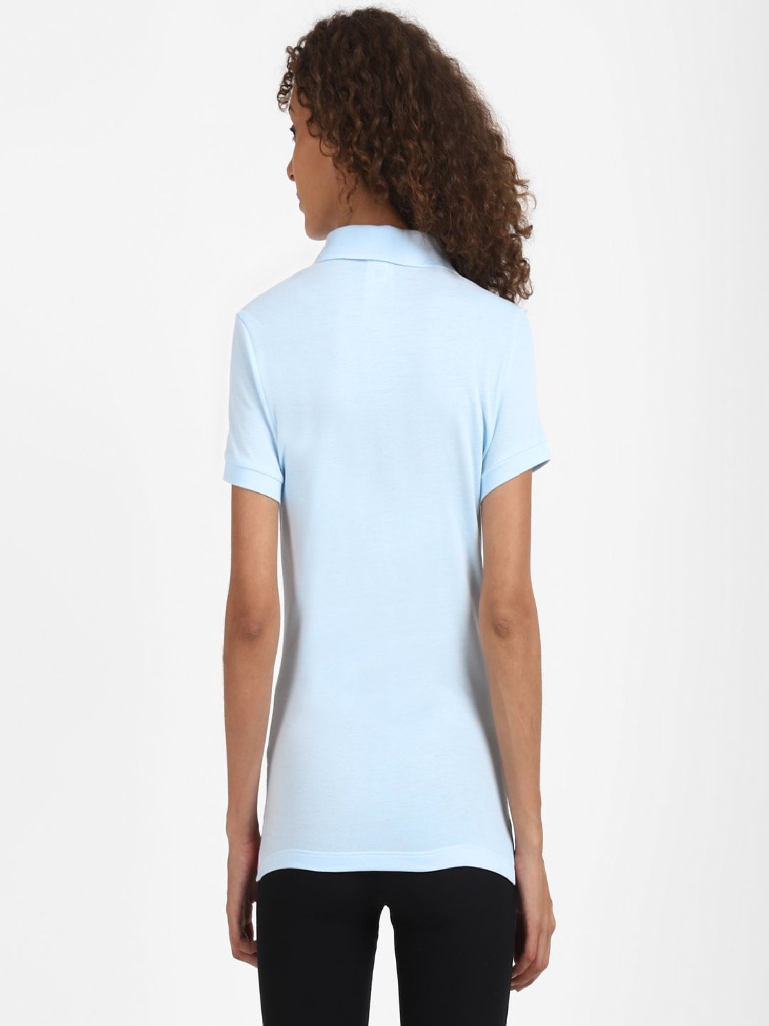 Reebok Blue Cotton FND W Polo T-Shirt