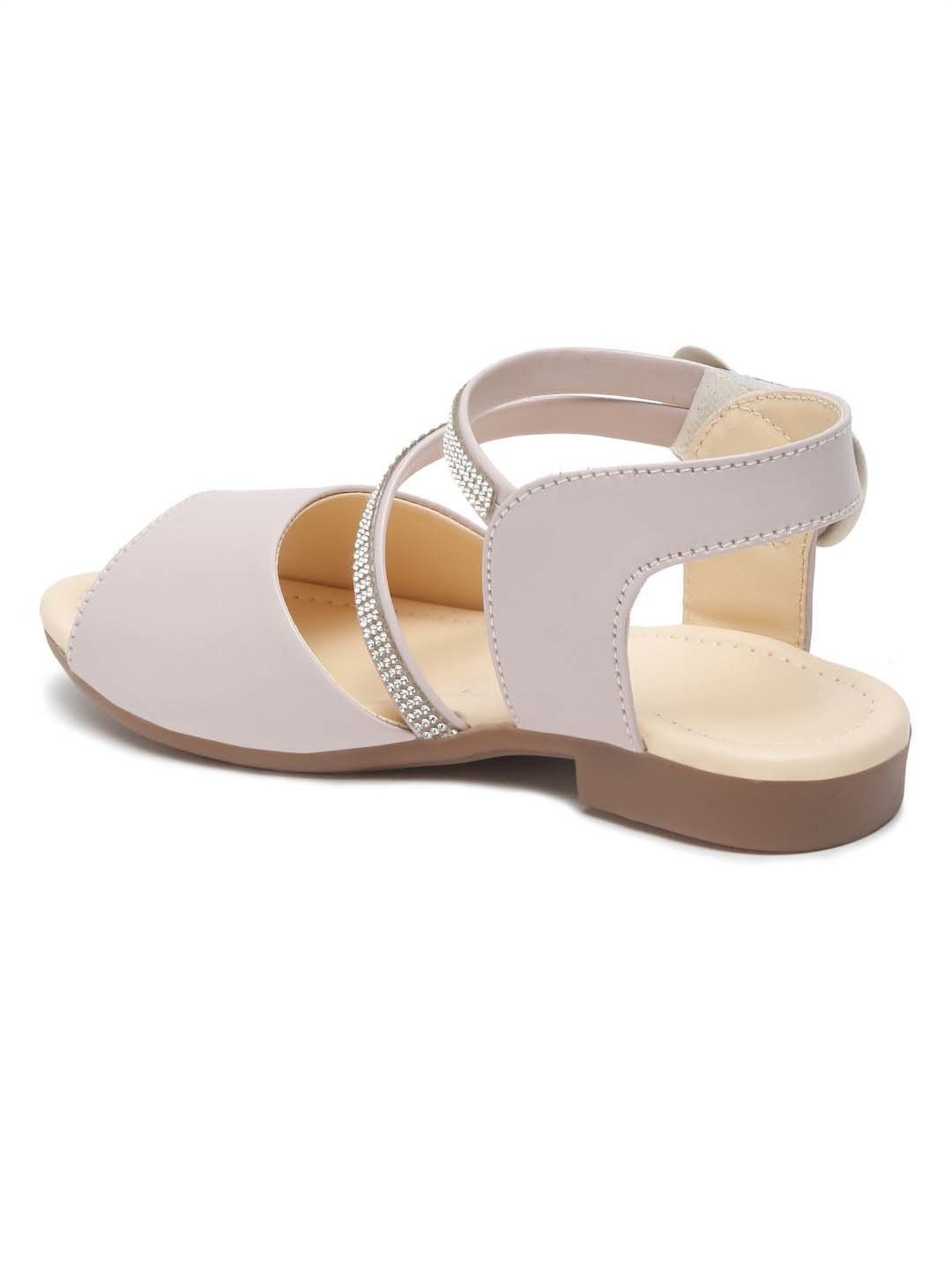 Tiny Bugs Kids Off-White Casual Sandals