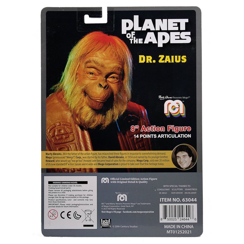 Mego Movie - Planet of the Apes Dr. Zaius Action Figure