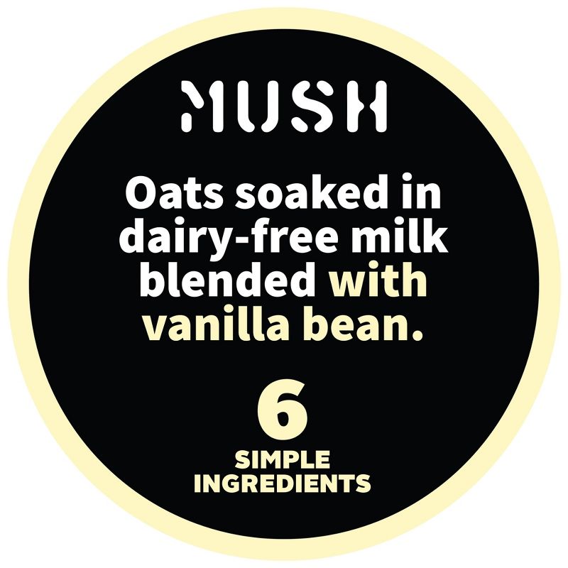MUSH Vanilla Bean Ready-to-Eat Oats - 5oz