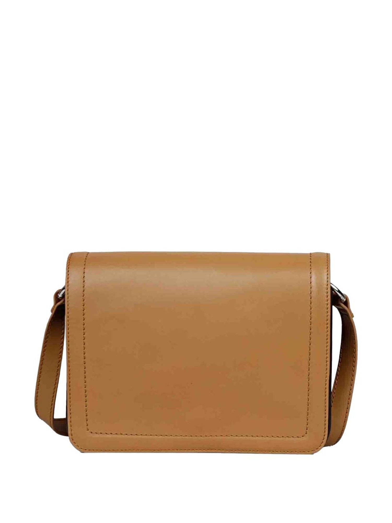 Favore Tan Solid Small Sling Handbag