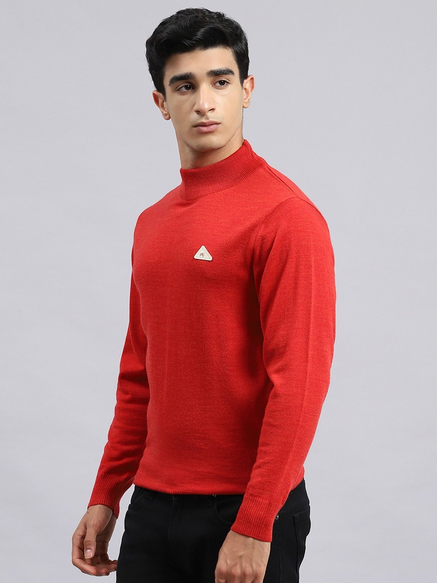 Monte Carlo Red Regular Fit Sweater