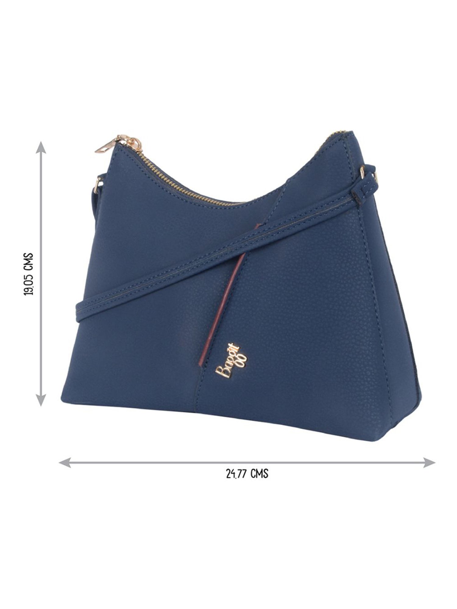 Baggit Blue Small Hobo Bag