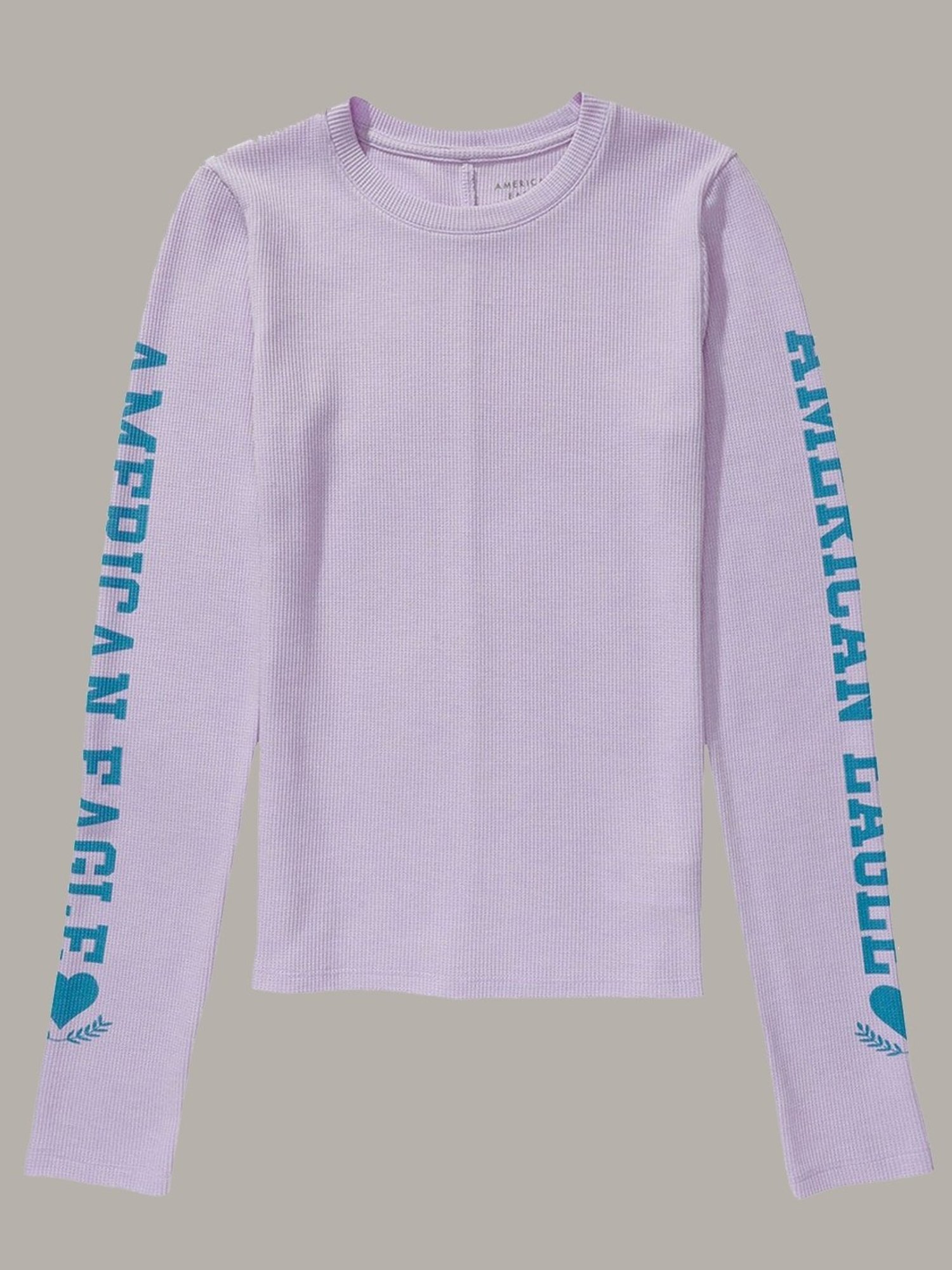 American Eagle Outfitters Purple Printed T-Shirt