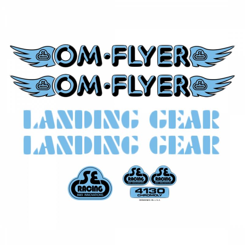 Se Bikes Om Flyer Decal Set Sticker/Decal