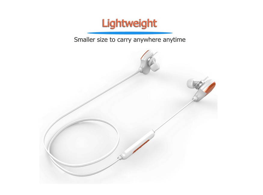 D8 Sporty Wireless Bluetooth Headsets CSR 4.0 Premium Sweatproof 3D Surround Stereo Speaker, CVC 6.0 Noise-Canceling,In-line Microphone Hands-Free Call & Music Streaming