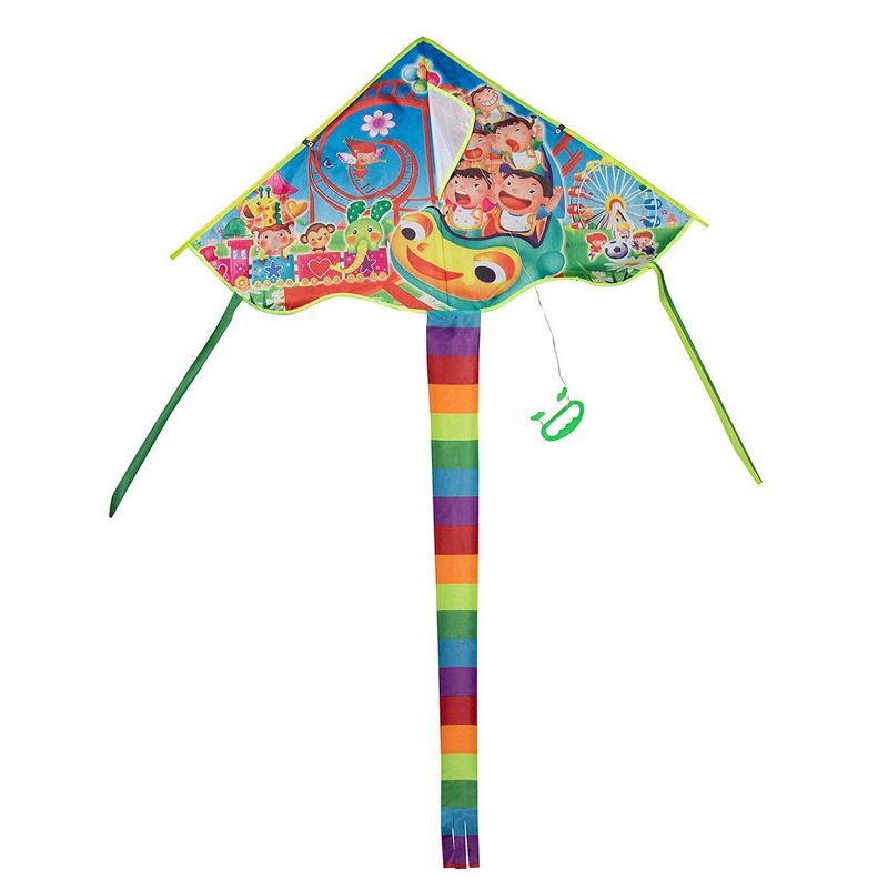 Juvale 6-Pack Kite Easy Flyer, Kids Birthday Party Favors, 3 Designs 36 x 19.5 in