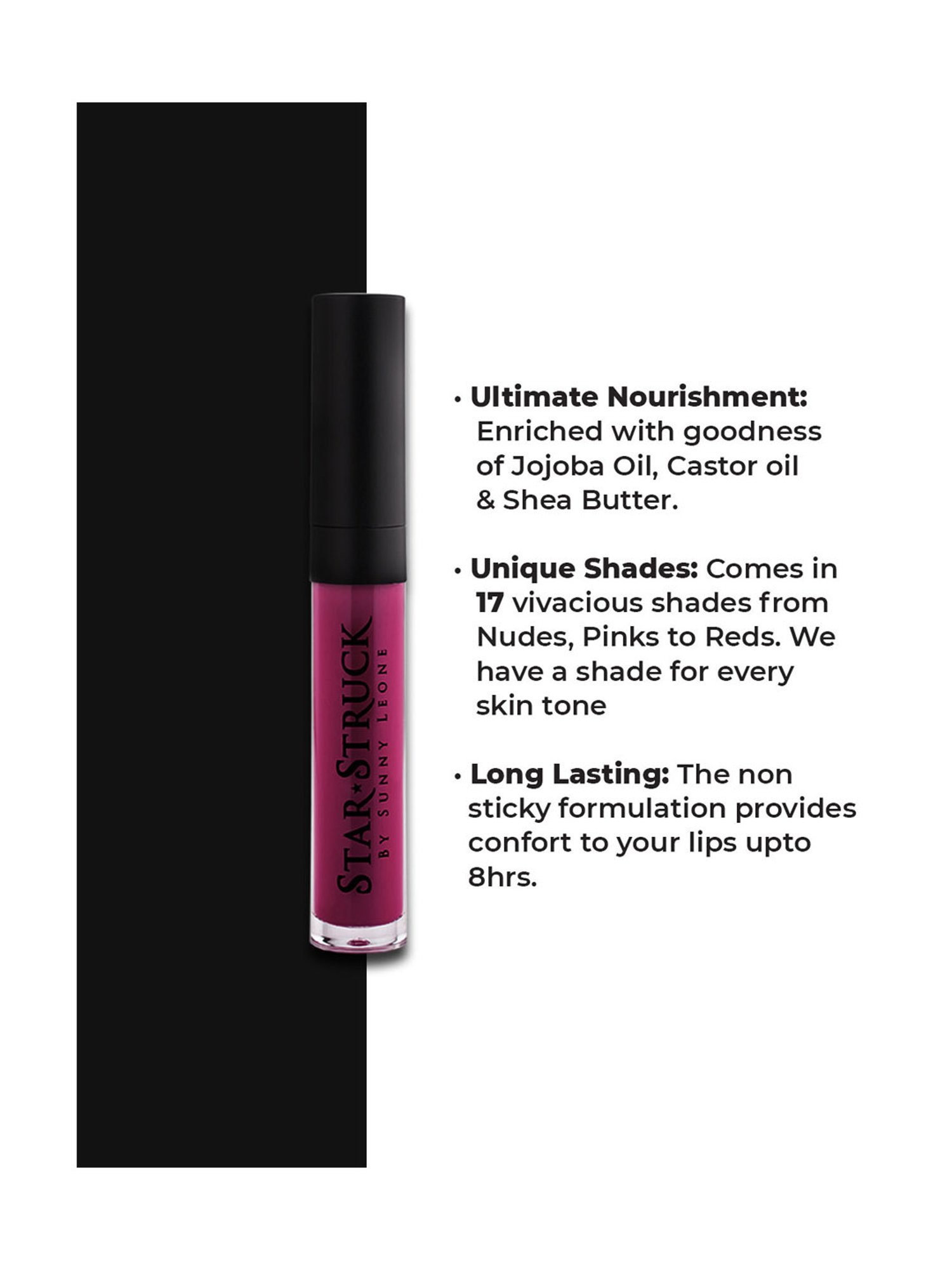 StarStruck By Sunny Leone Liquid Lip Color Rooberry - 5.5 ml