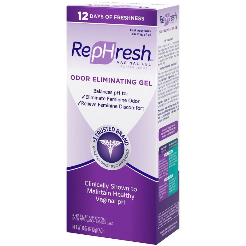 RepHresh Odor Eliminating pH Balancing Gel - 4ct