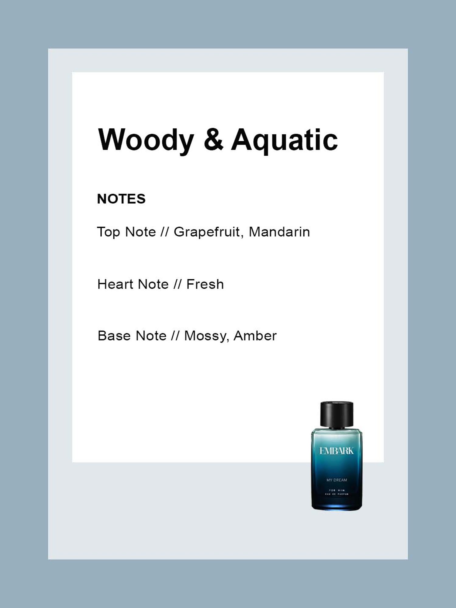 Embark My Dream Eau de Parfum for Men - 100 ml