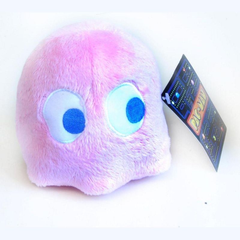 Toy Factory Pac Man 4" Plush Pink Ghost