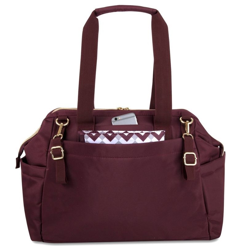 Fisher-Price Quilted Harper Frame Bag - Burgundy