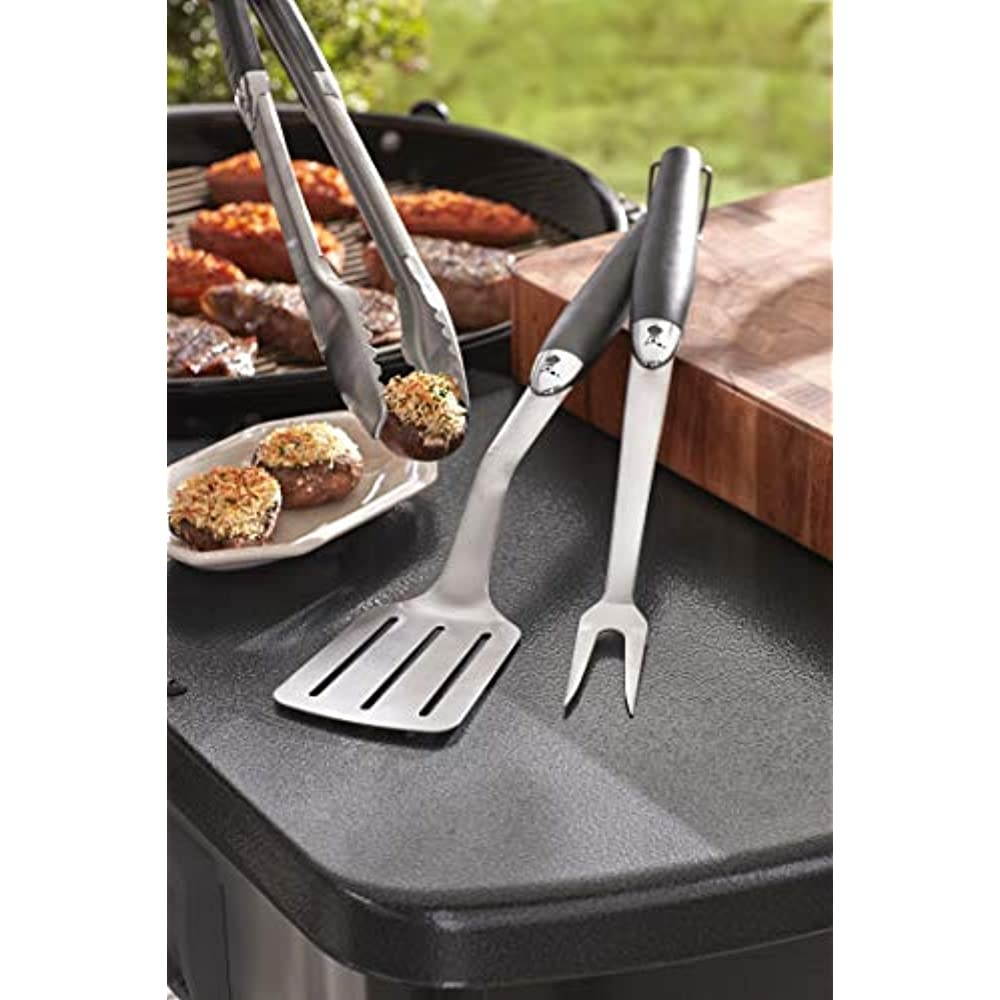 Weber Stainless Steel 3-Piece Barbeque Tool Set 6630
