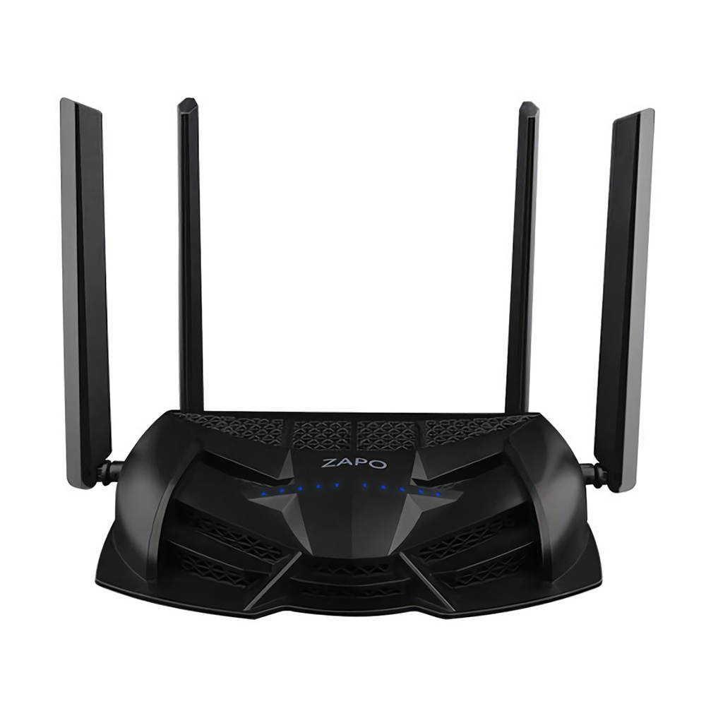 ZAPO Z-2600 Dual Band Wireless Router 2600Mbps 11AC Gaming Wifi Router with USB Port 4*Antenna-US Plug