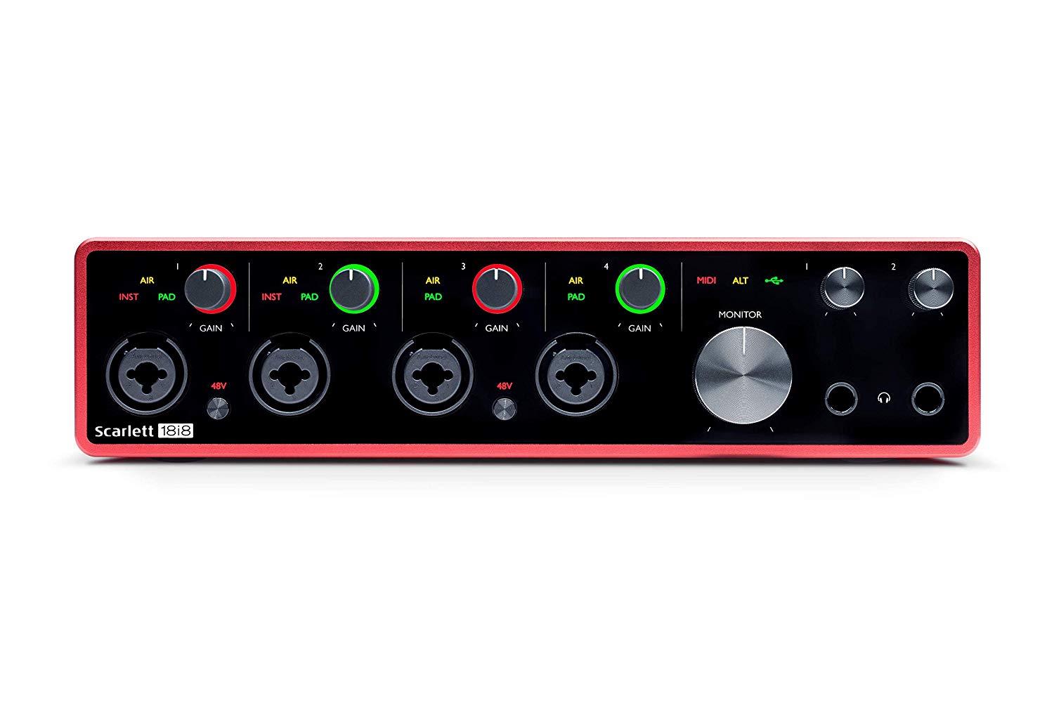 Focusrite Scarlett 18i8 3rd Generation Audio Interface