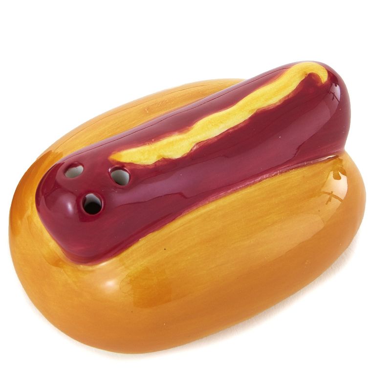 Lakeside Hot Dog and Hamburger Novelty Salt and Pepper Shakers - Set of 2