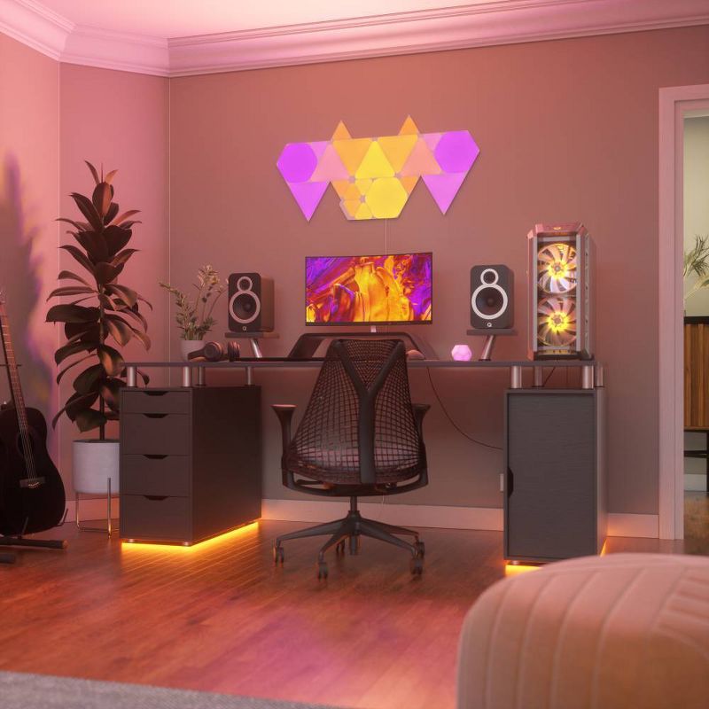 Nanoleaf 7pk Shapes Triangle Smarter LED Light Kit