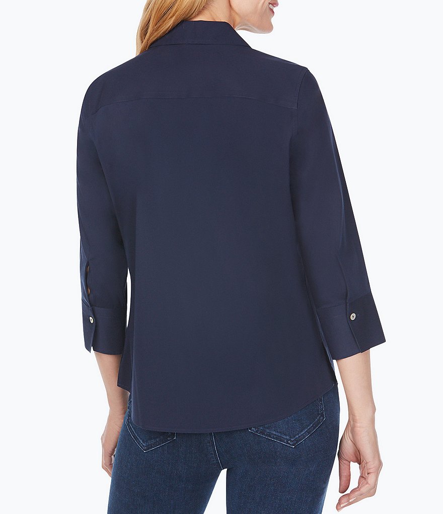 Karyn Seo Hazel Lattice Lace Linen Top