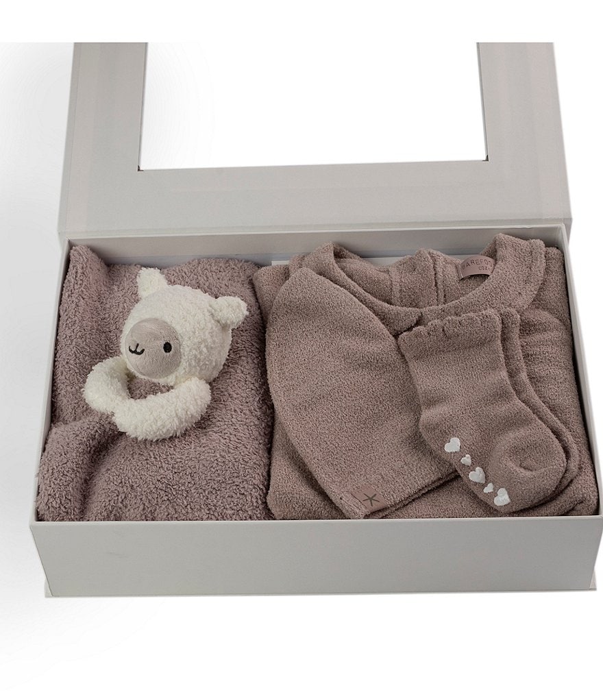 Barefoot Dreams Baby 3-18 Months CozyChic Eyelet Bundle Set