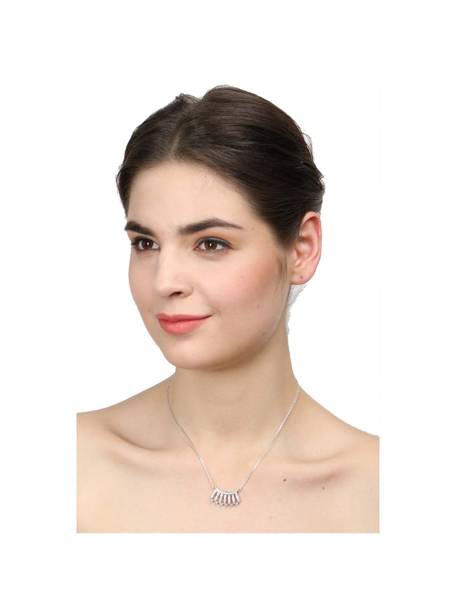 Clara Ayla 92.5 Sterling Silver Pendant with Chain