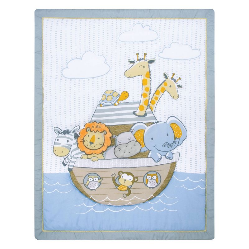 Sammy & LouCrib Bedding Set - Noah's Ark 4pc