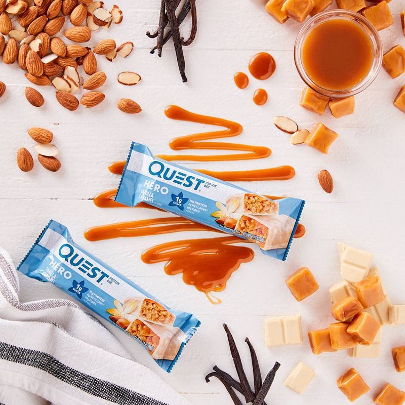 Quest Hero Protein Bar - Vanilla Caramel - 4ct