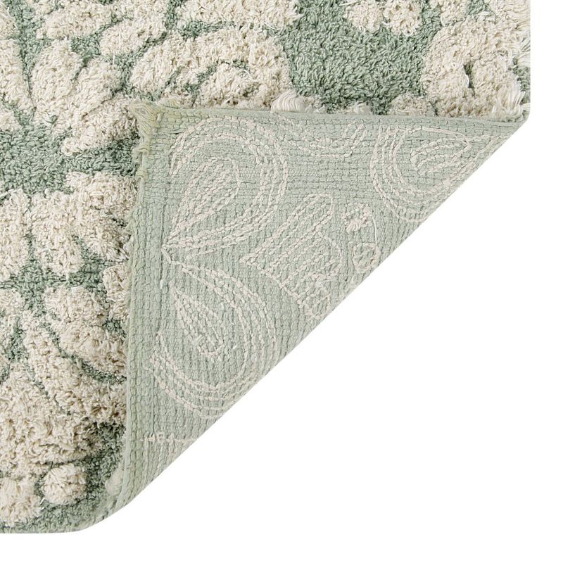 2pc Solid Memory Foam Shag Bath Mat Set Blue - Yorkshire Home