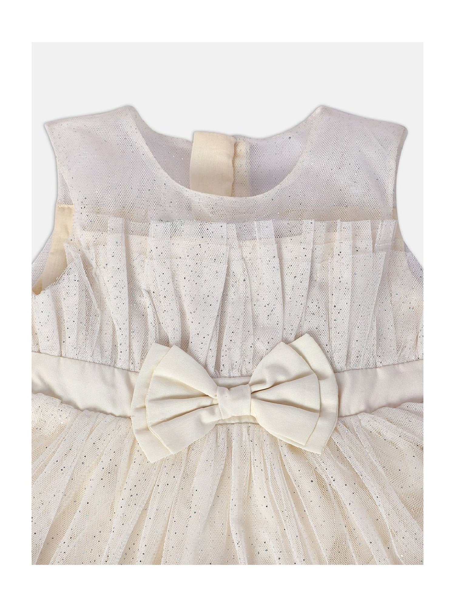 MINIKLUB Kids White Embellished Dress