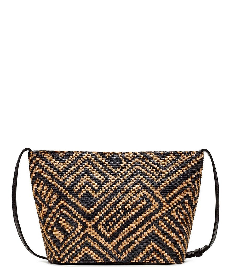 Patricia Nash Seasonal Collection Tomassa Straw Crossbody Bag