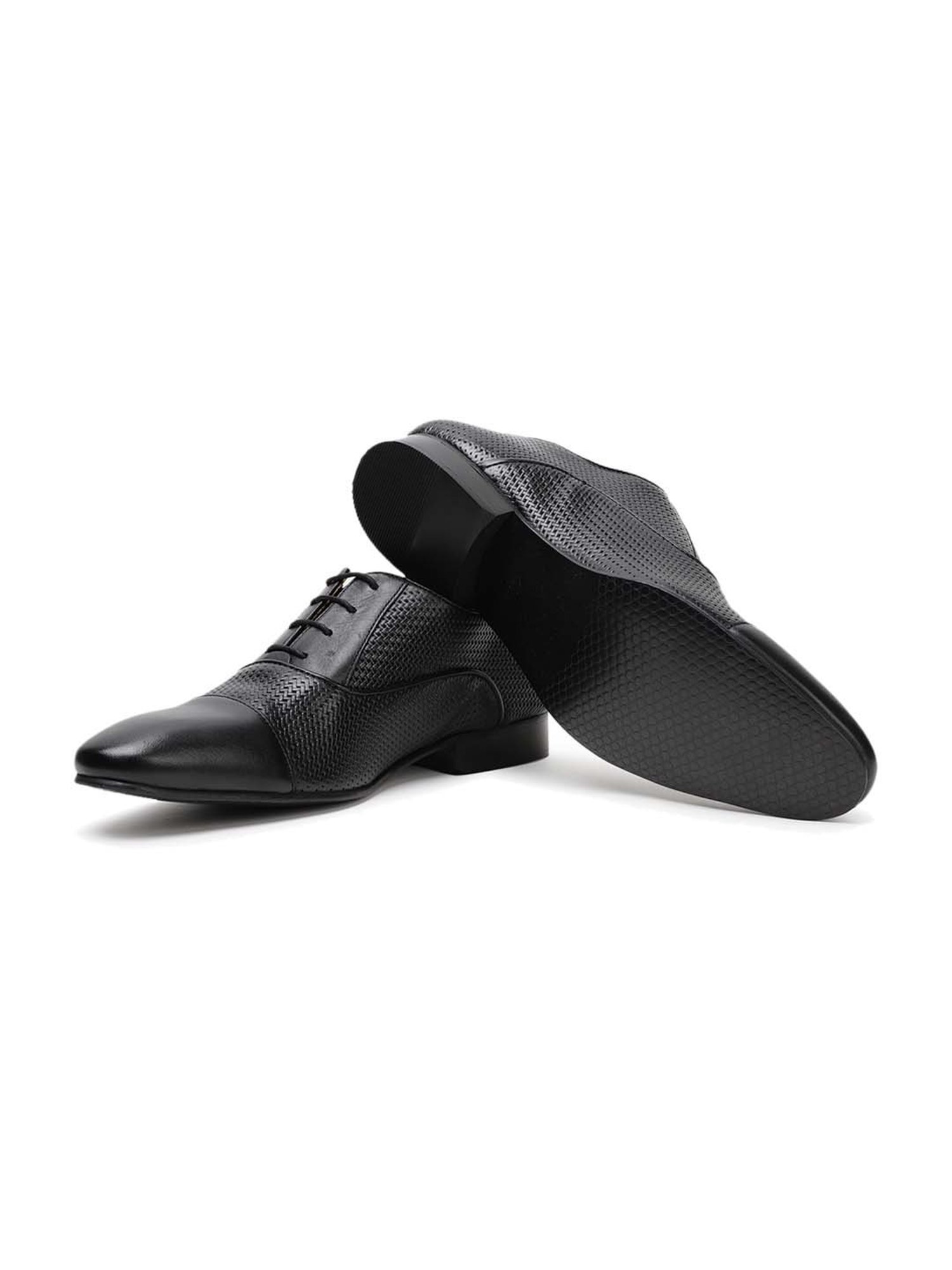 Gabicci Men's Black Oxford Shoes