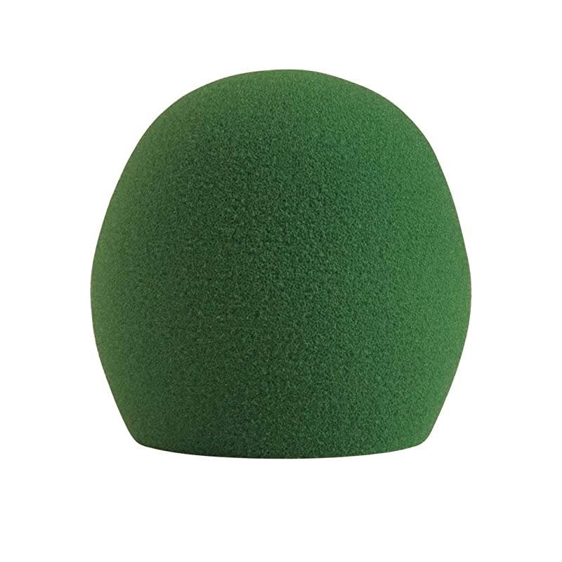 A58WS Foam Windscreen for All  Ball Type Microphones, Green
