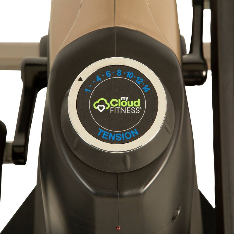 Exerpeutic Exerwork Bluetooth Desk Elliptical Machine