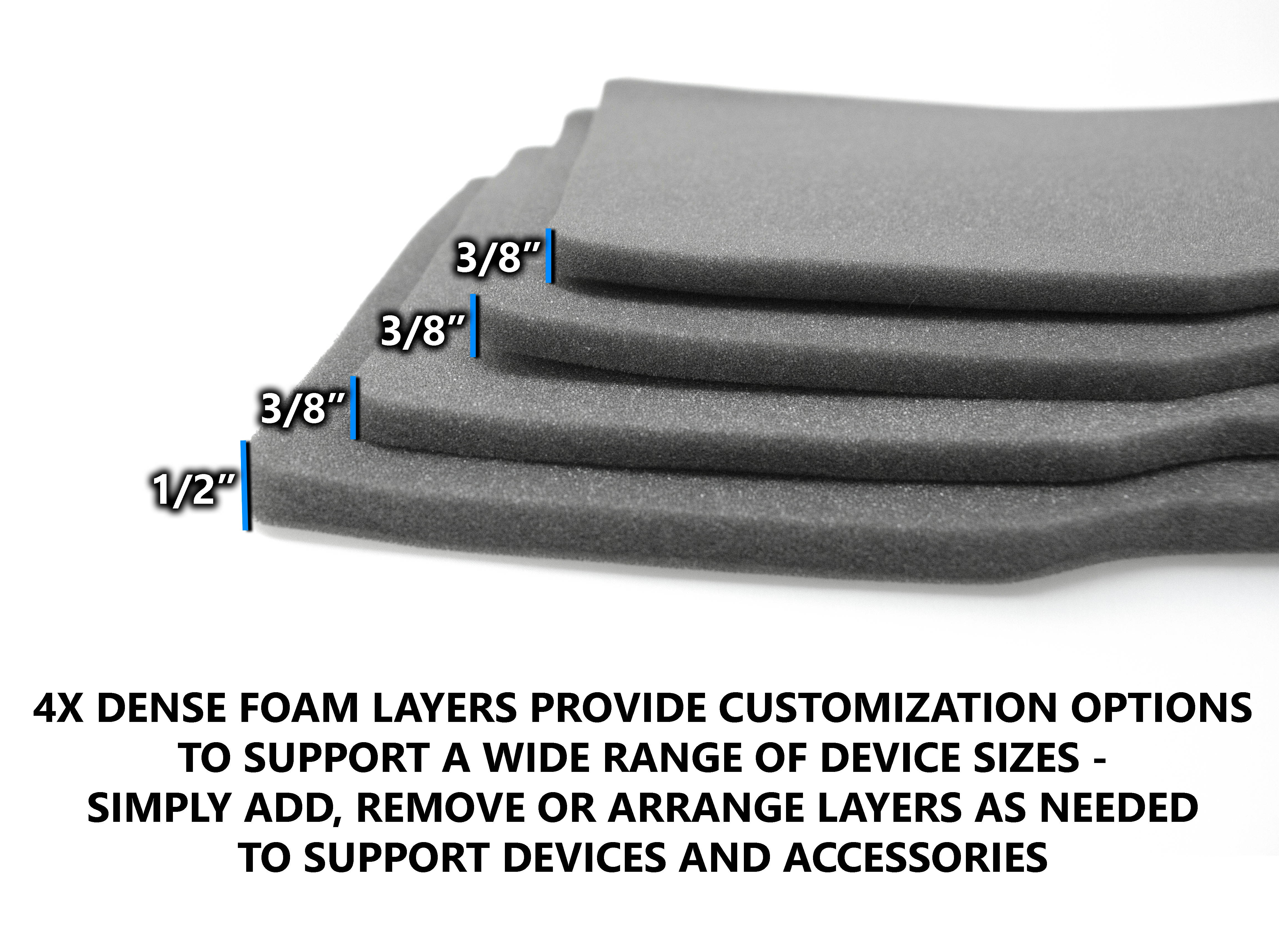 CASEMATIX USB Portable Monitor Case Fits 15.6&rdquo;, 16&rdquo; and 17&rdquo; LED Laptop Monitor and Accessories &ndash; Fits Asus, AOC, GeChic Monitor Screens, Keyboard, HDMI Cables, Keypads, Mouse and More