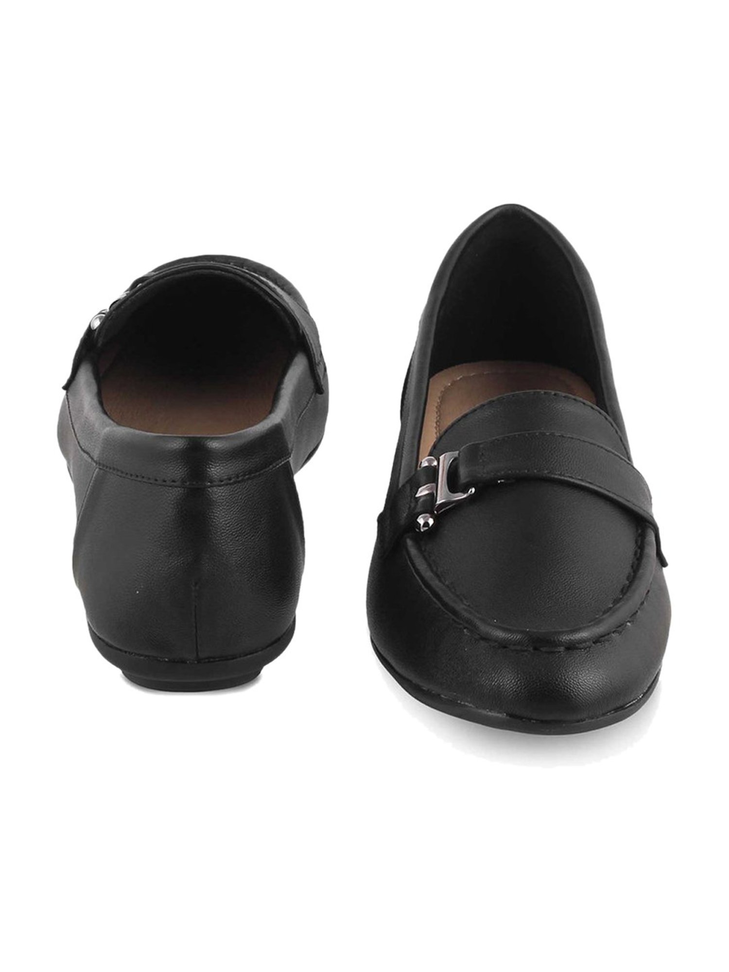 Tresmode Women's Black Casual Loafers