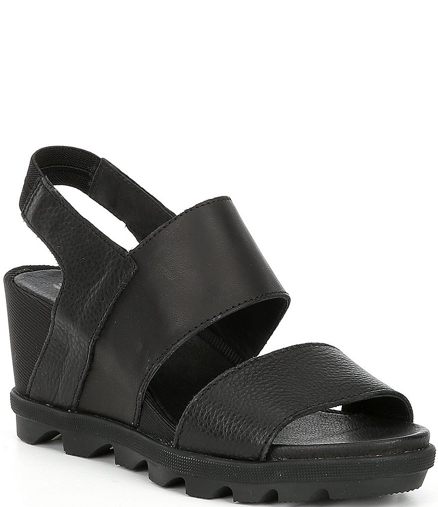 Sorel Joanie II Leather Slingback Wedges