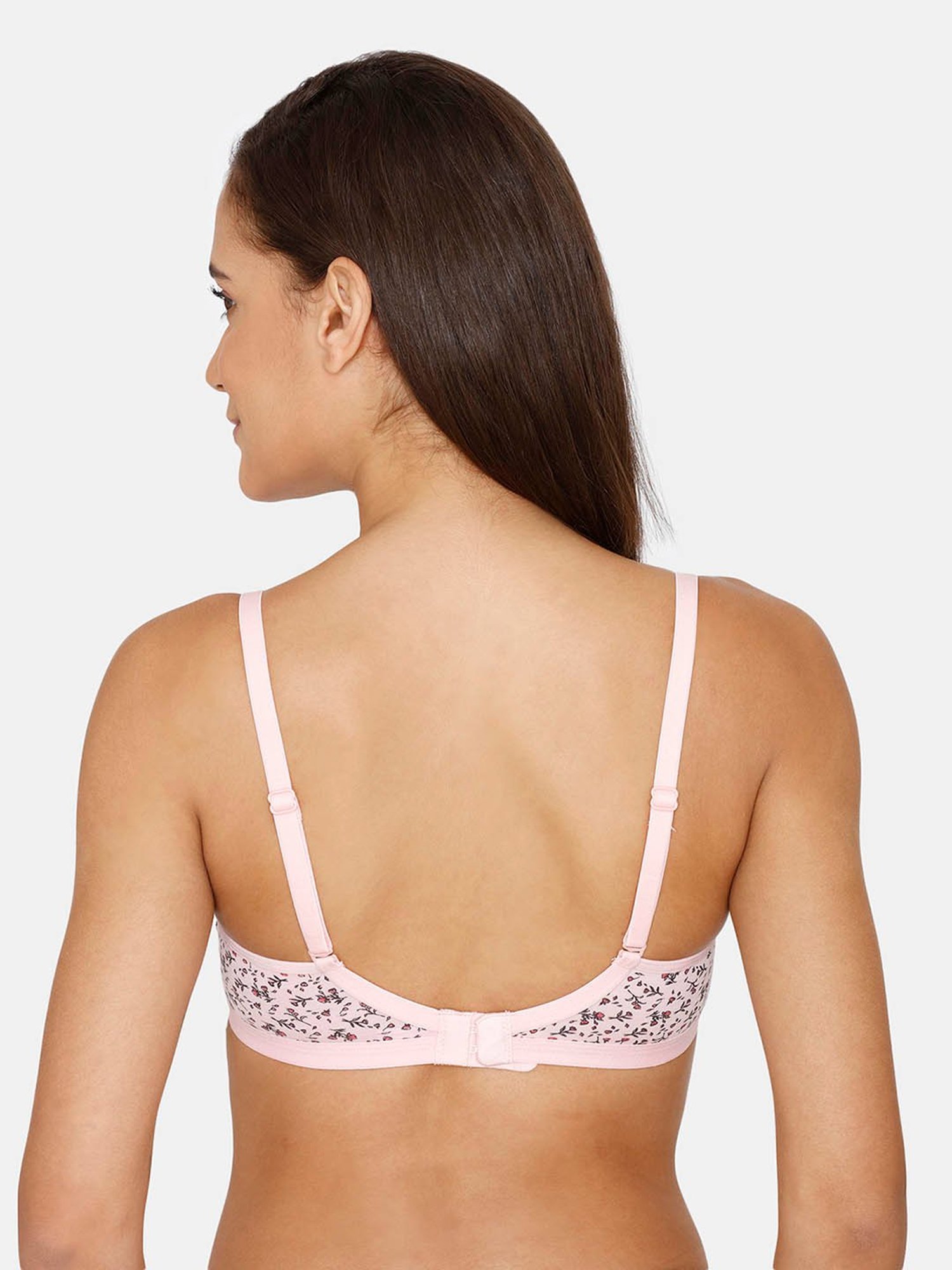 Rosaline by Zivame Pink Non Wired Non Padded T-Shirt Bra