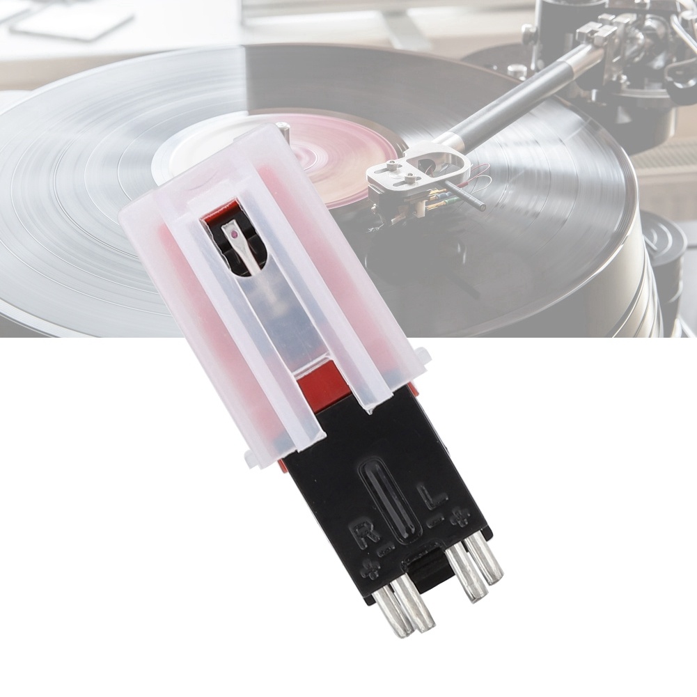 Dual Needle Stereo Stylus for LP Vinyl Player USB Turntable Accessory