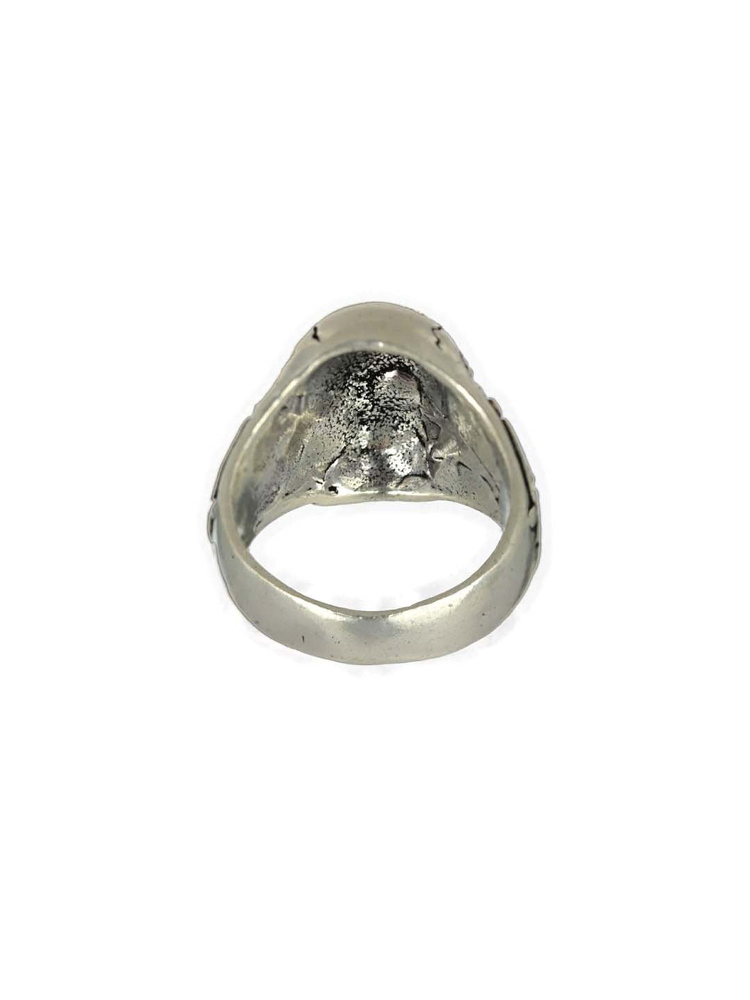 Bold by Priyaasi Silver-Plated Skull Ring for Men
