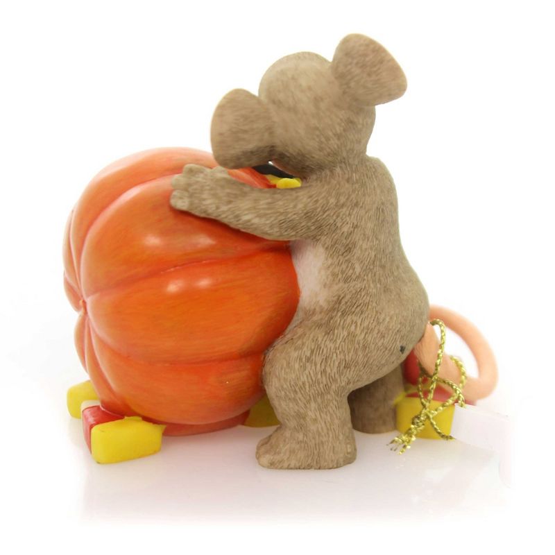 Charming Tails 3.25" You're So Full Of Sweetness Candy Corn Pumpkin  -  Decorative Figurines