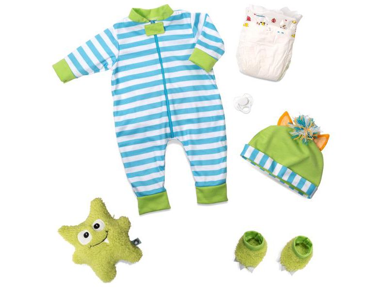 Paradise Galleries Reborn Toddler Boy - Cuddle Monster, Magnetic Mouth - 21 inch in SoftTouch Vinyl, 7-Piece Doll Gift Set