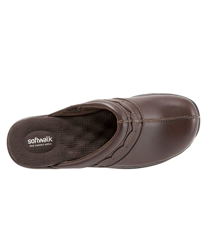 SoftWalk Abby Leather Clogs
