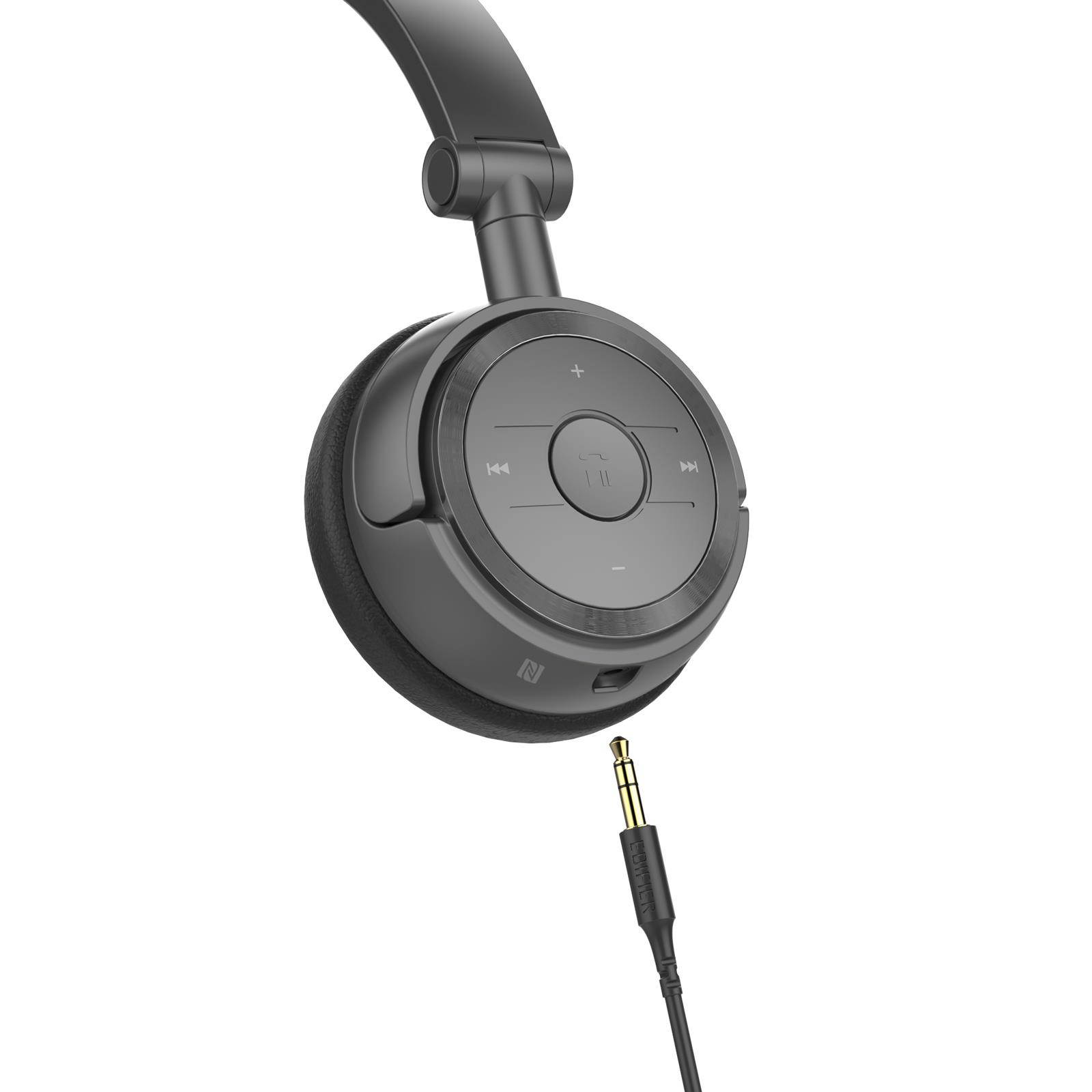 Edifier W675BT On-ear Bluetooth v4.1 Headphones Foldable with NFC Connect 40mm Drivers - Grey