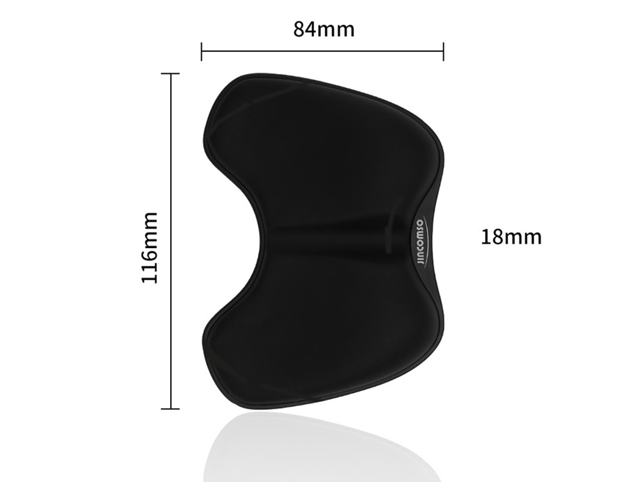 Ergonomic Gaming Mouse Pad Wrist Rest Silicon Gel Memory Foam Streamline Mousepad Support Hand Mat for Game PC Computer Laptop