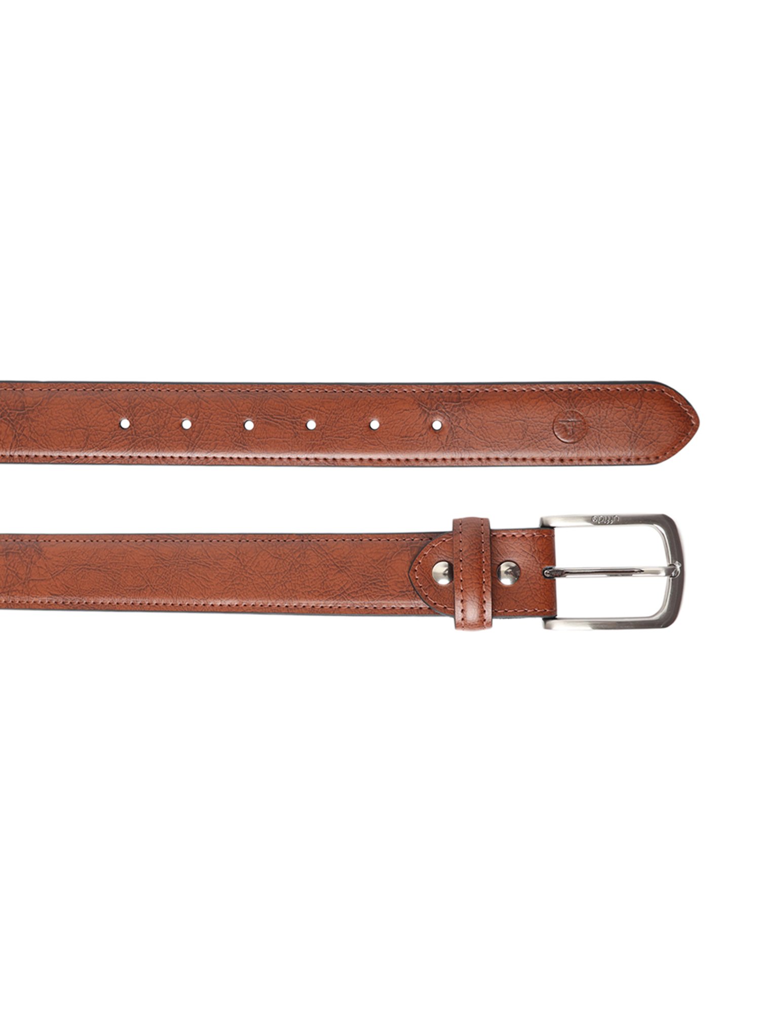 BULCHEE Tan Leather Formal Belt for Men