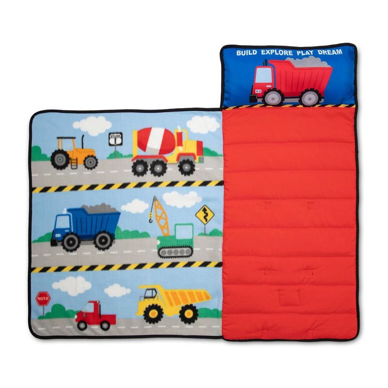 Toddler Construction Trucks Lounge Pad